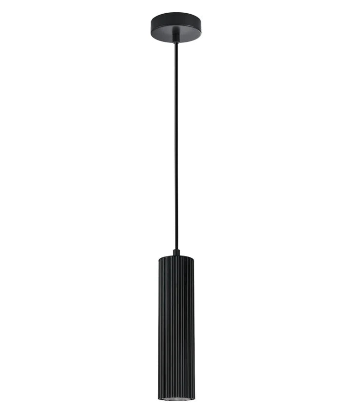 KOLONNE: Interior GU10 Ribbed Cylinder Pendant Lights