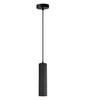 KOLONNE: Interior GU10 Ribbed Cylinder Pendant Lights
