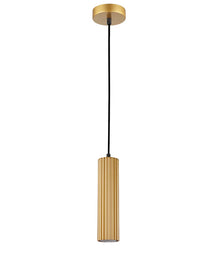 KOLONNE: Interior GU10 Ribbed Cylinder Pendant Lights