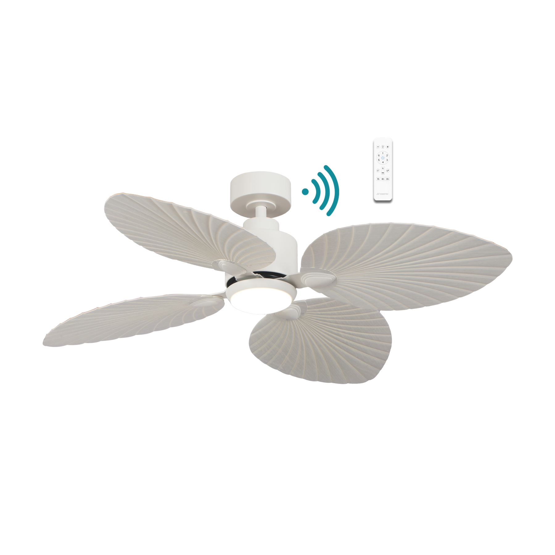 Kingston DC 1260mm 4 ABS Blade WIFI Remote Control Ceiling Fan with Variable Dim 24w CCT LED Light White