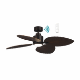 Kingston DC 1260mm 4 ABS Blade WIFI Remote Control Ceiling Fan with Variable Dim 24w CCT LED Light Old Bronze