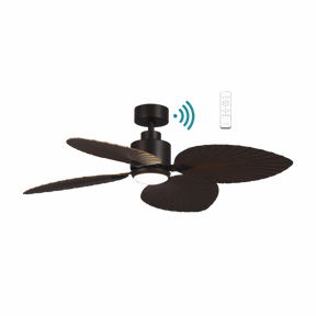 Kingston DC 1260mm 4 ABS Blade WIFI Remote Control Ceiling Fan with Variable Dim 24w CCT LED Light Old Bronze