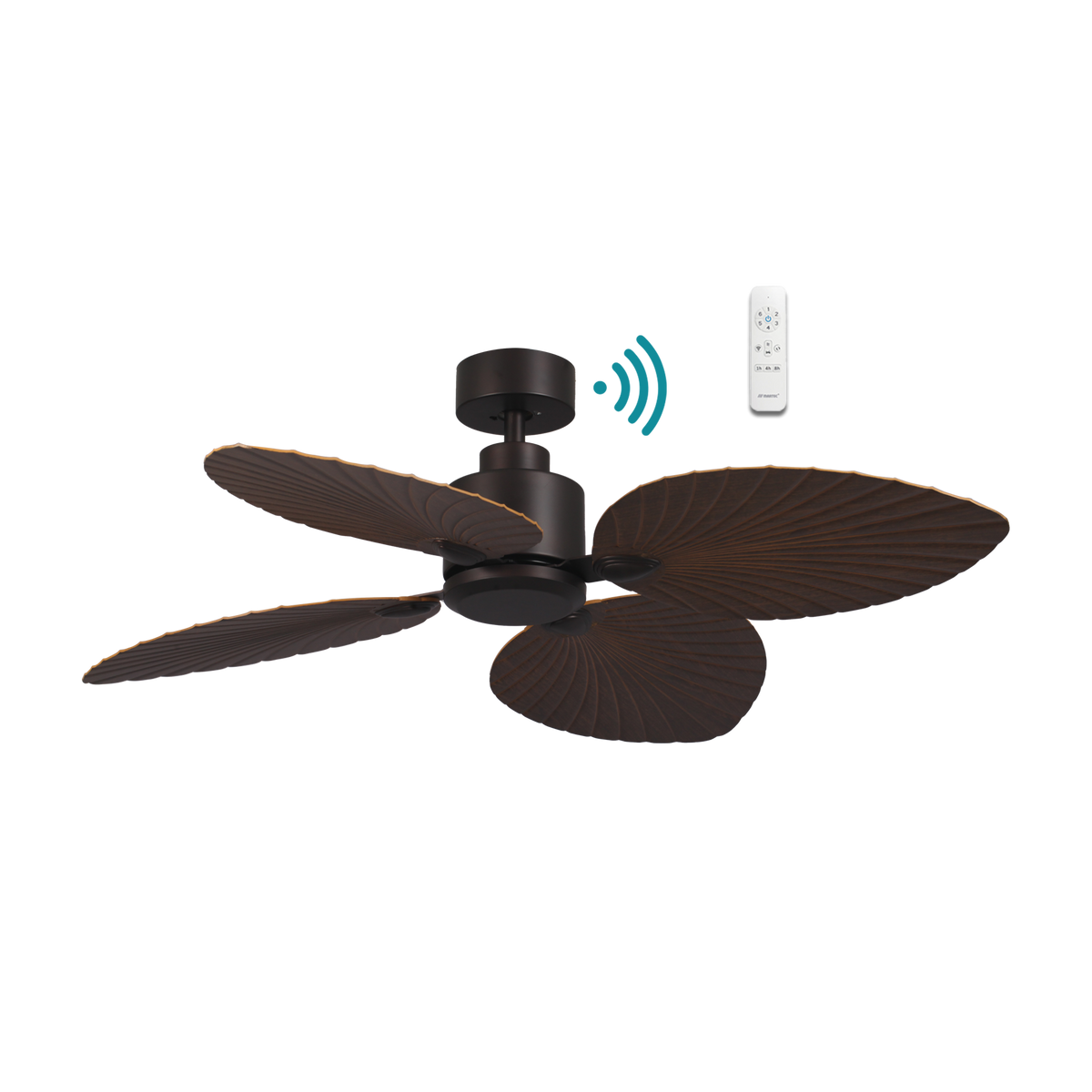 Kingston DC 1260mm 4 ABS Blade WIFI Remote Control Ceiling Fan Only Old Bronze
