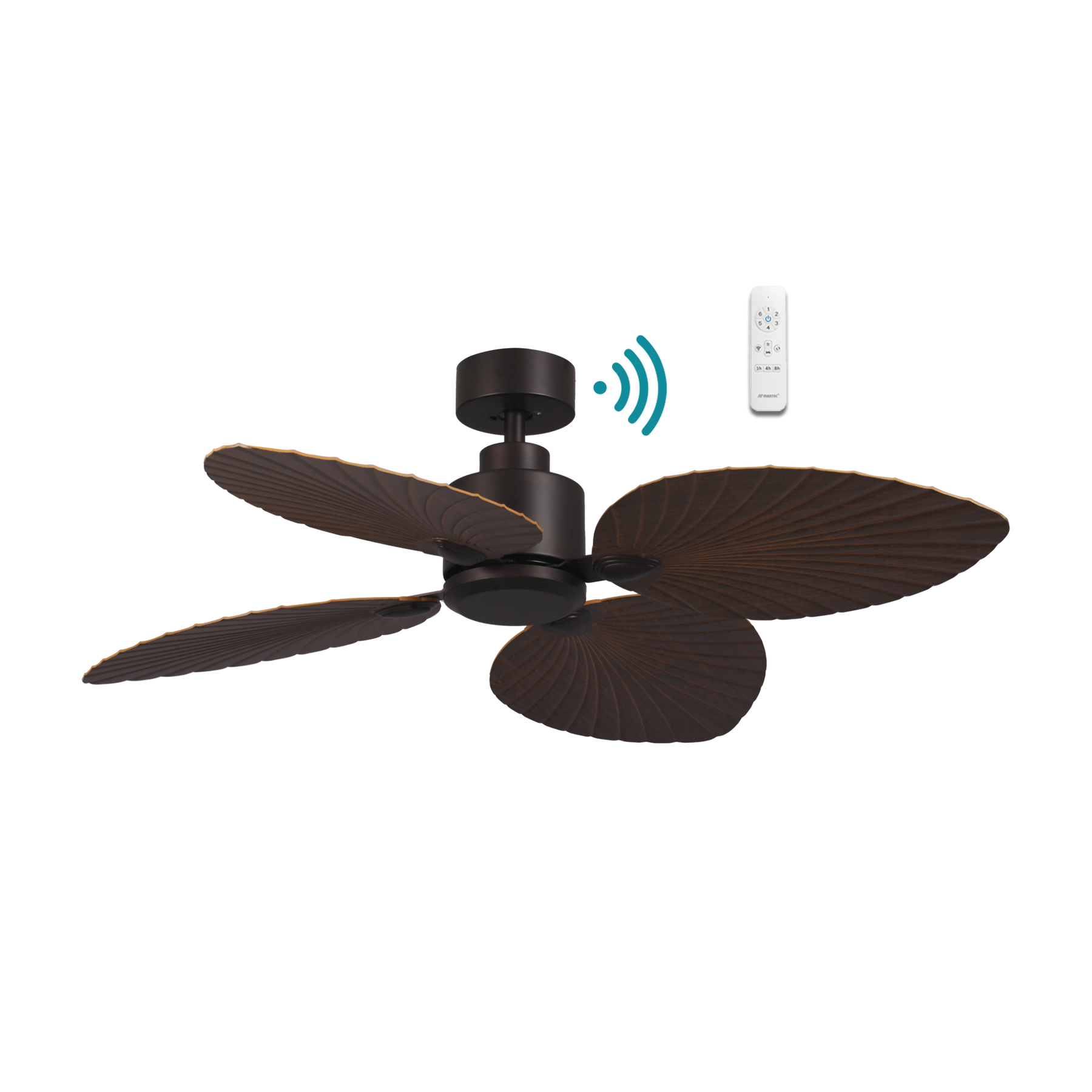 Kingston DC 1260mm 4 ABS Blade WIFI Remote Control Ceiling Fan Only Old Bronze