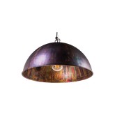 Kingston 1 Light Small 35CM E27 Dome Pendant Acid Copper Wash