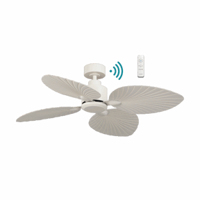 Kingston DC 1260mm 4 ABS Blade WIFI Remote Control Ceiling Fan Only Matt White