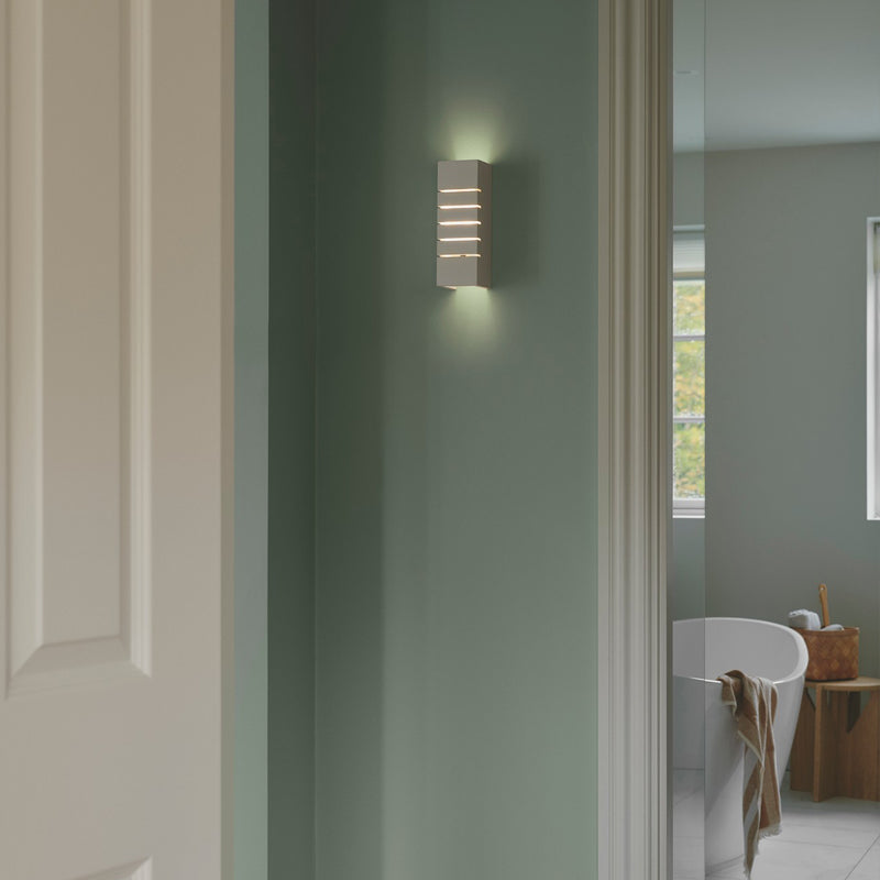 Lancio Square Wall Light White