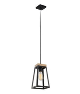 LANTERNA: Scandinavian Wood Trapezium Pendant Lights
