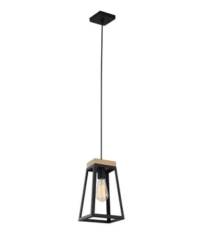 LANTERNA: Scandinavian Wood Trapezium Pendant Lights