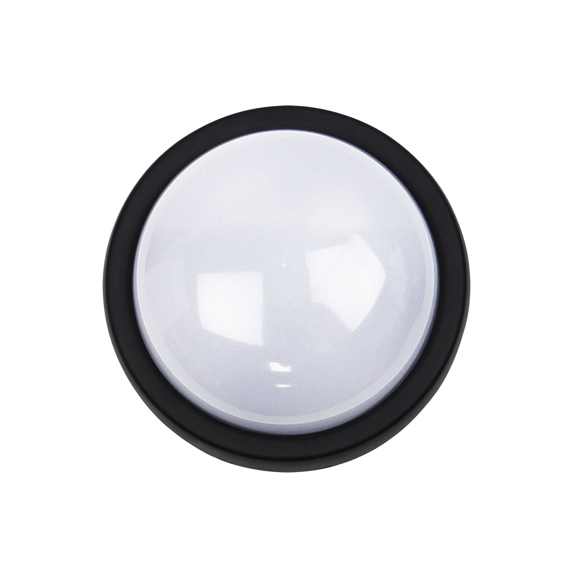 OSSEN LED ROUND BULKHEAD BLACK ACRYLIC
