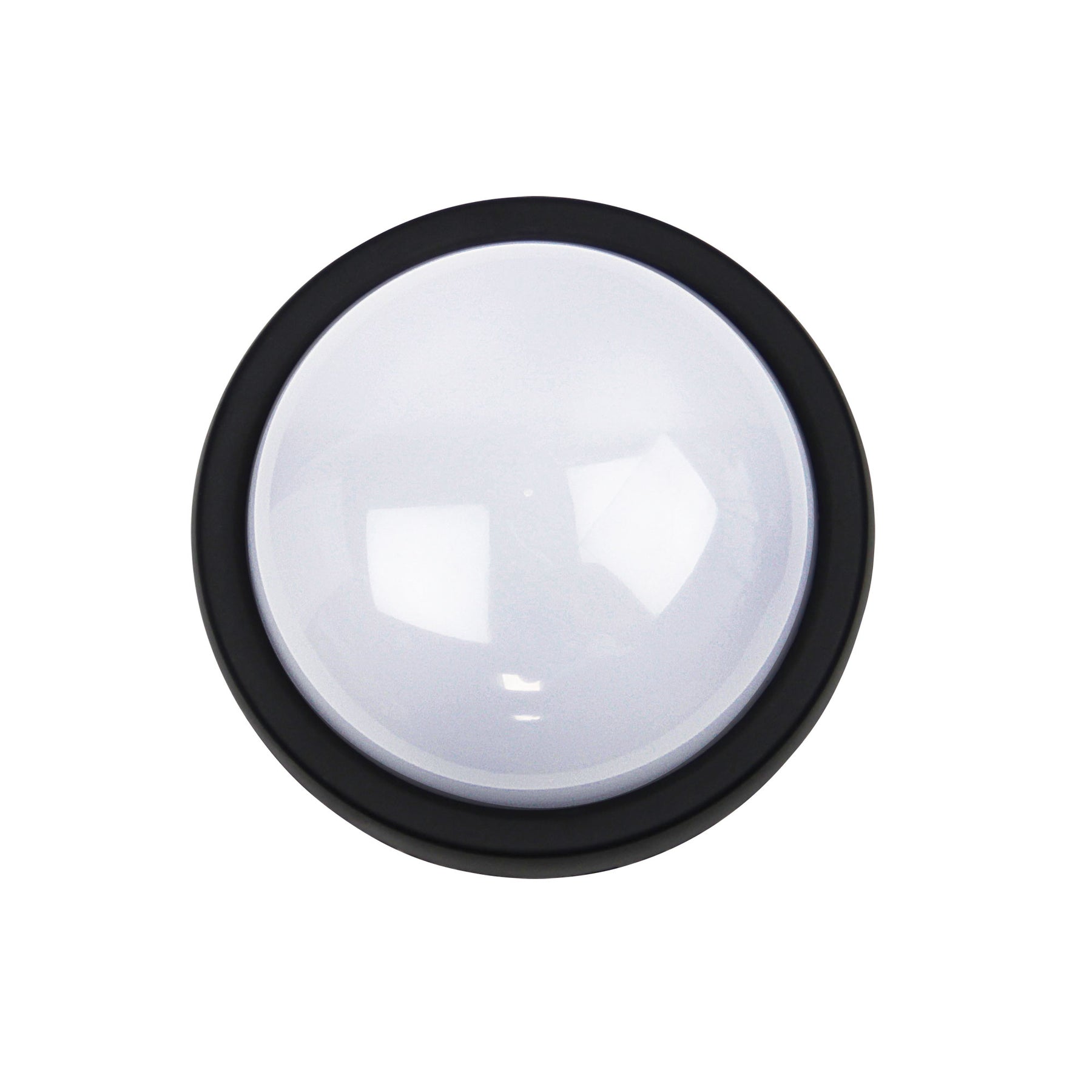 OSSEN LED ROUND BULKHEAD BLACK ACRYLIC
