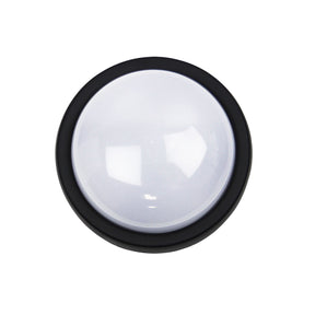 OSSEN LED ROUND BULKHEAD BLACK ACRYLIC