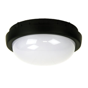 OSSEN LED ROUND BULKHEAD BLACK ACRYLIC