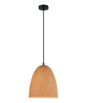 LIGNA: Retro Replica Wood Oblong Pendant Lights