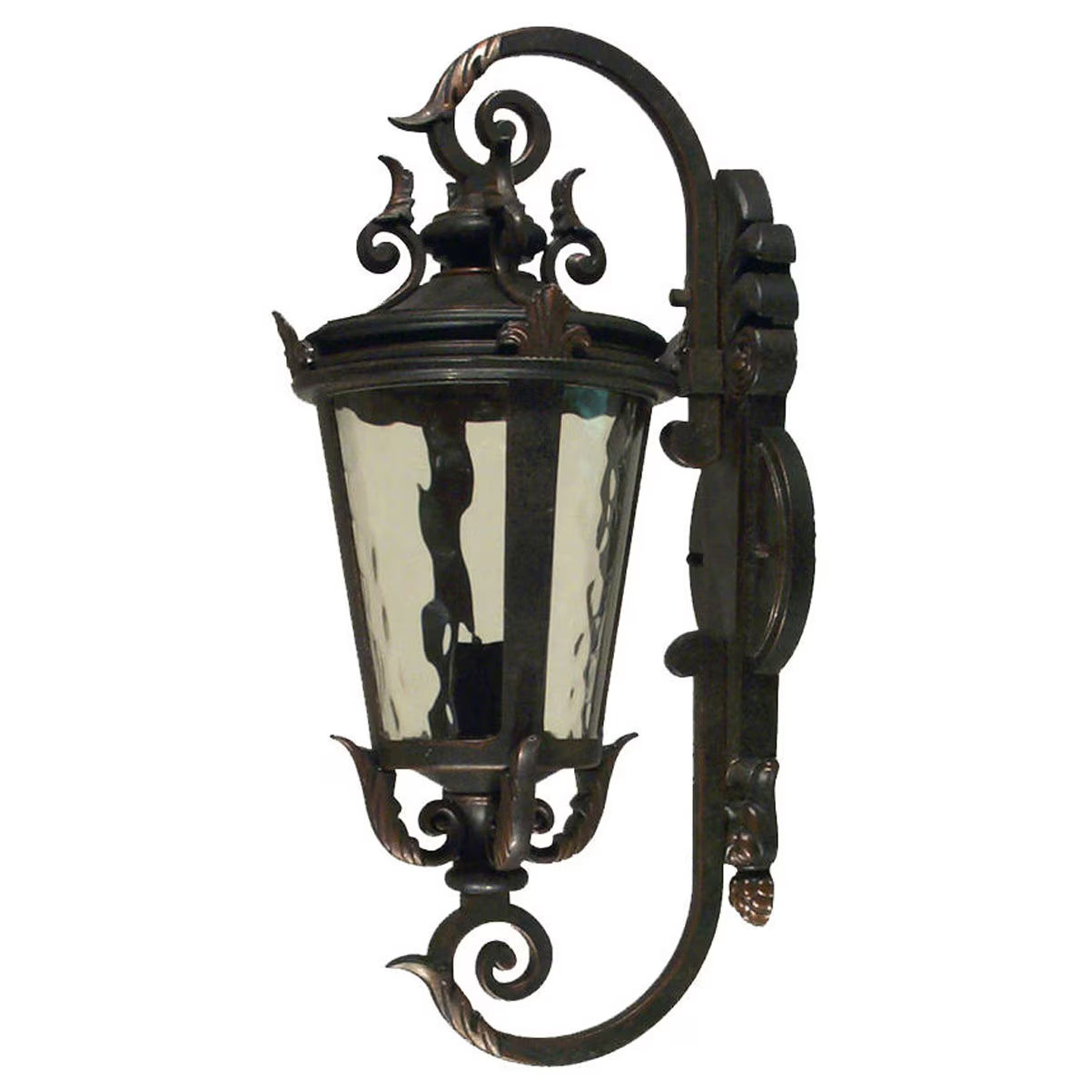 Albany Exterior Mini Wall Light Antique Bronze