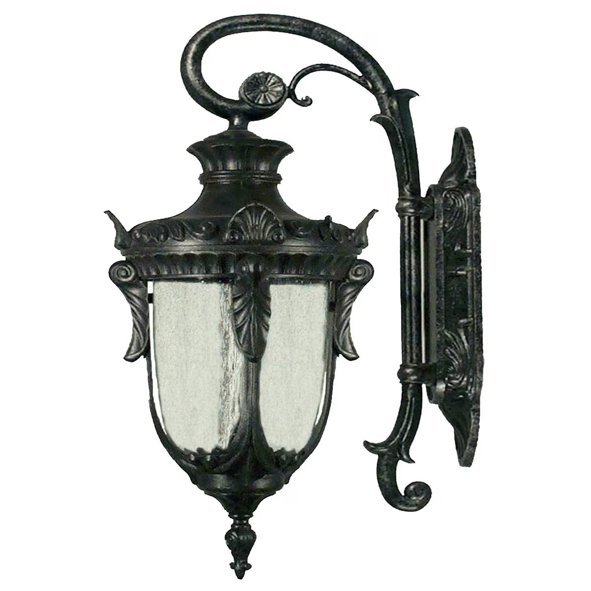 Wellington Large Wall Light Antique Black