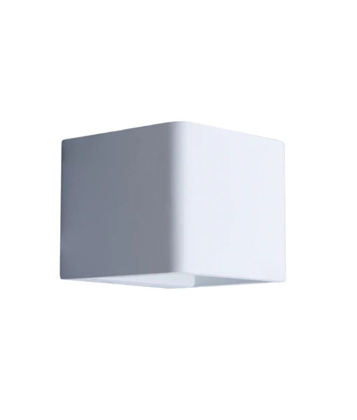 LONDON City Series LED Interior Matte White Cube Up/Down Wall Light