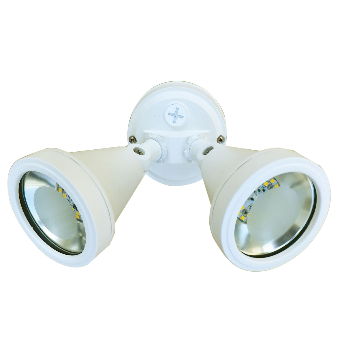 CADET LED TWIN FLOOD WHITE