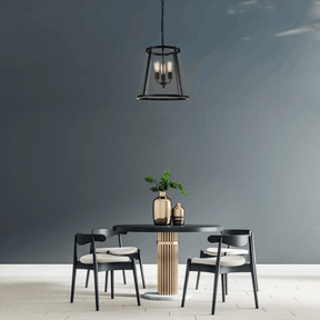 Lauren P1 BK/MN 1 Light Medium 33cm E27 Pendant