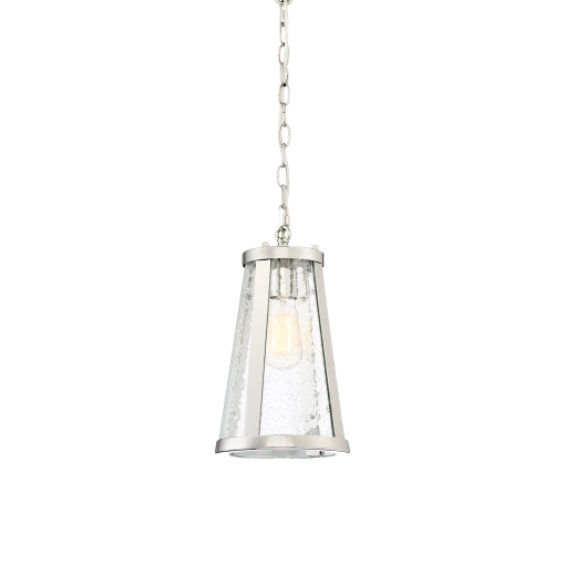 Lauren P1 BK/SN 1 Light Small 20cm E27 Pendant