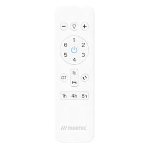 Avoca DC 1220mm 3 ABS Blade WIFI & Remote Control Ceiling Fan with Variable Dim 20w CCT LED Light Matt White