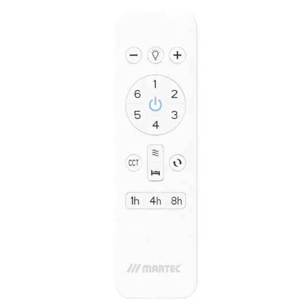 Seaforth DC 1320mm 3 ABS Blade WIFI & Remote Control Ceiling Fan with Variable Dim 15w CCT LED Light Matt White