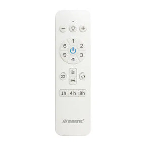 Quantum DC 1220mm All ABS 4 Fast Fix Blade Remote Control Ceiling Fan Only Matt White
