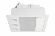 Zenith HeatFlow 3-in-1 Bathroom Heater, Exhaust Fan & LED Light Tastic