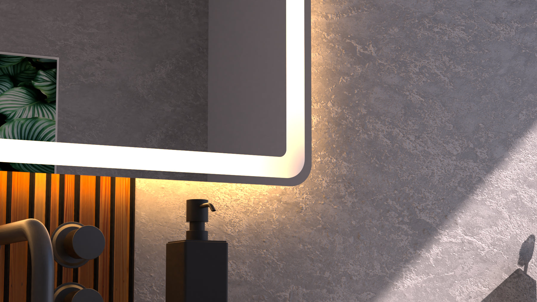LUME S Front & Backlit LED Bathroom Mirror