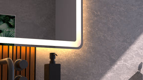LUME S Front & Backlit LED Bathroom Mirror