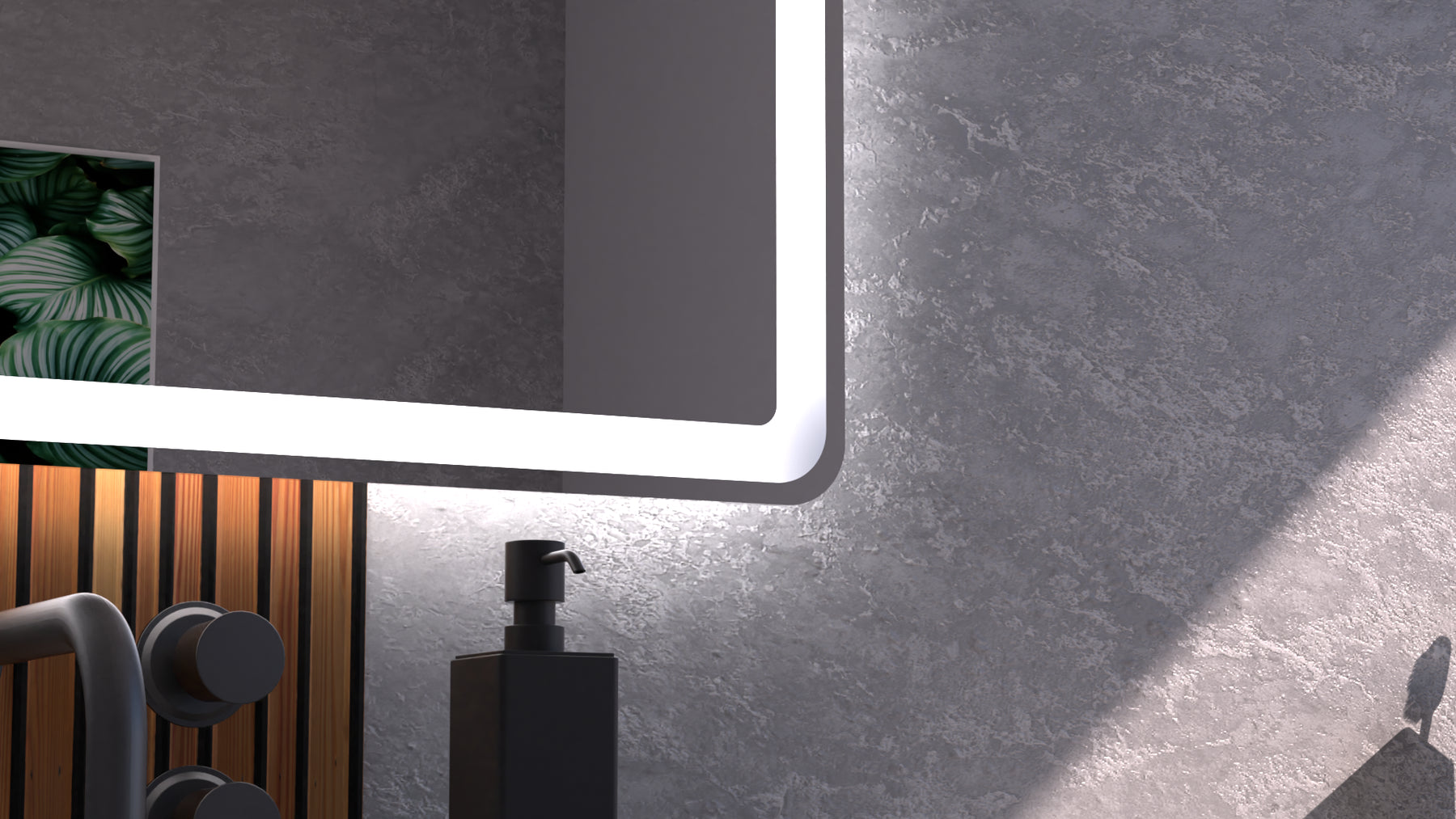 LUME S Front & Backlit LED Bathroom Mirror