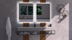 LUME S Front & Backlit LED Bathroom Mirror