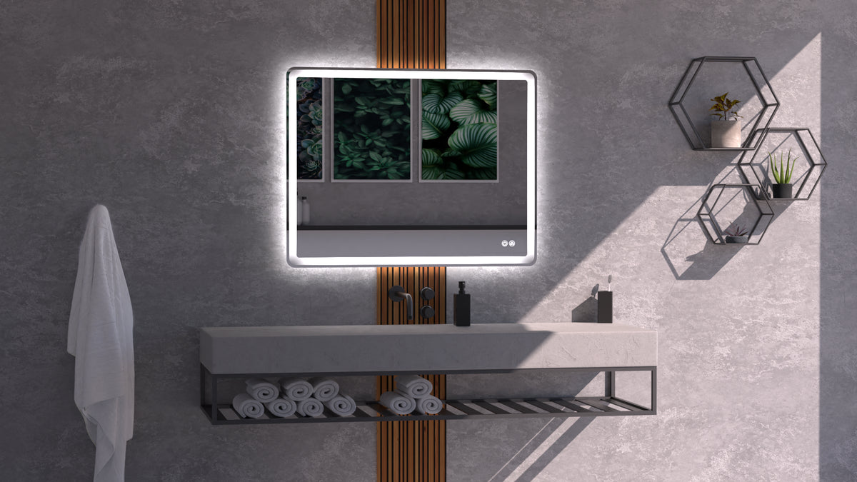 LUME S Front & Backlit LED Bathroom Mirror