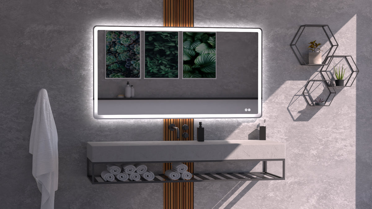LUME S Front & Backlit LED Bathroom Mirror