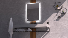 LUME S Front & Backlit LED Bathroom Mirror
