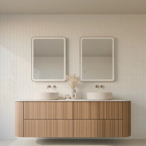 Framed LUME S Front & Backlit Bathroom Mirror