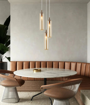 MANGA: Interior Glass Cylinder Pendant Lights