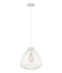 MANU: Modern Interior Cone (Concave) Wire Cage Pendant Lights