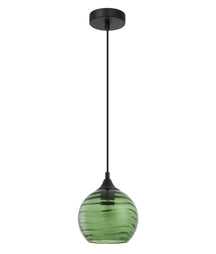 MARBRE: Modern Retro Interior Wine Glass Wavy Glass Pendant Lights