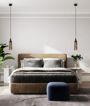 MARMOL: Interior Marble Cylinder Pendant Lights