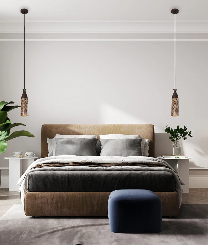 MARMOL: Interior Marble Cylinder Pendant Lights