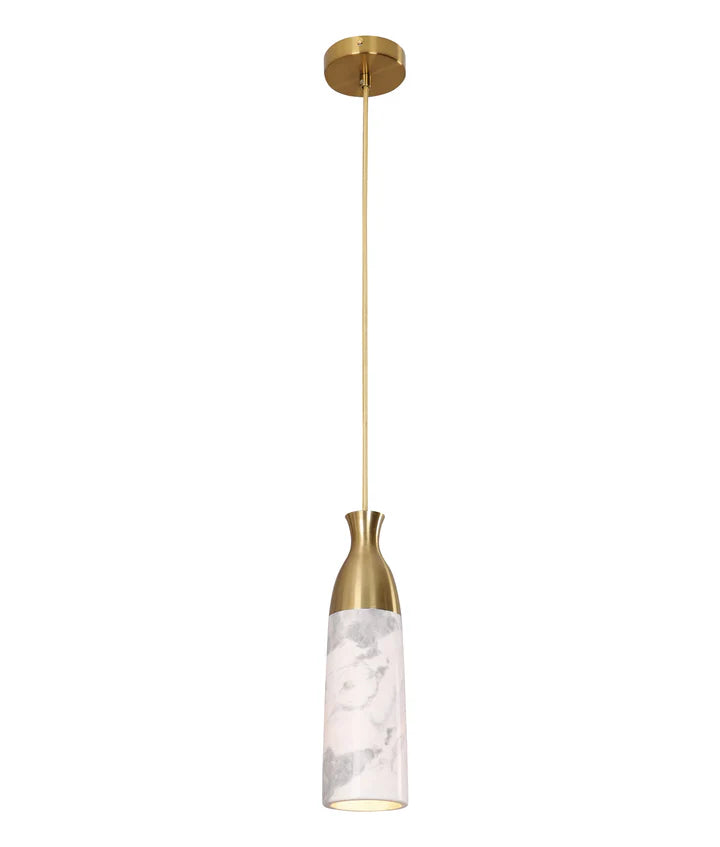 MARMOL: Interior Marble Cylinder Pendant Lights