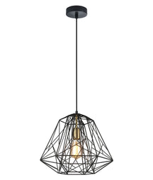 MARTE: Geometric Design Interior Iron Cage Pendant Lights