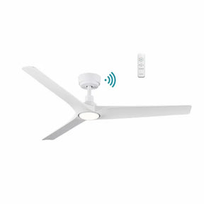Cordoba DC 1320mm 3 ABS Blade WIFI & Remote Control Ceiling Fan with Variable Dim 15w CCT LED Light Matt White