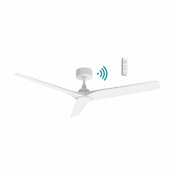 Cordoba DC 1320mm 3 ABS Blade WIFI & Remote Control Ceiling Fan Only Matt White