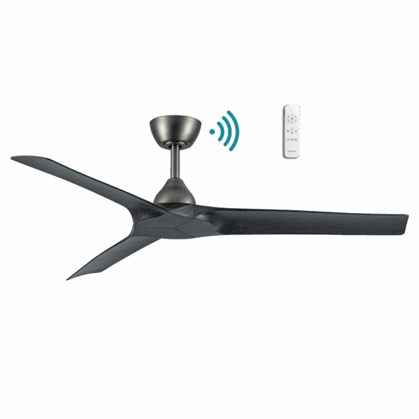 Alpine DC 1320mm 3 ABS Blade WIFI & Remote Control Ceiling Fan Only Pewter/Charcoal