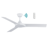 Alpine DC 1320mm 3 ABS Blade WIFI & Remote Control Ceiling Fan Only Matt White