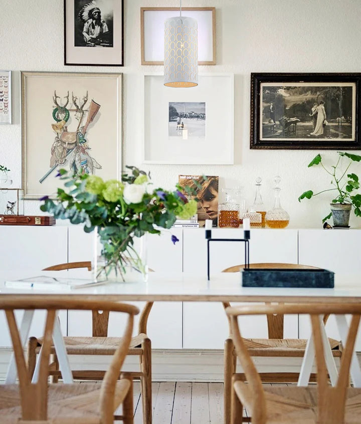 MODELLO: Modern Embossed Oblong Shape Pendant Lights