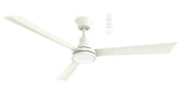 Riviera DC 1320mm 3 ABS Blade WIFI & Remote Control Ceiling Fan with Variable Dim 15w CCT LED Light Matt White