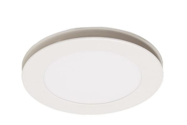 Flow Round LED 300mm Exhaust Fan 12w Tricolour LED Light White